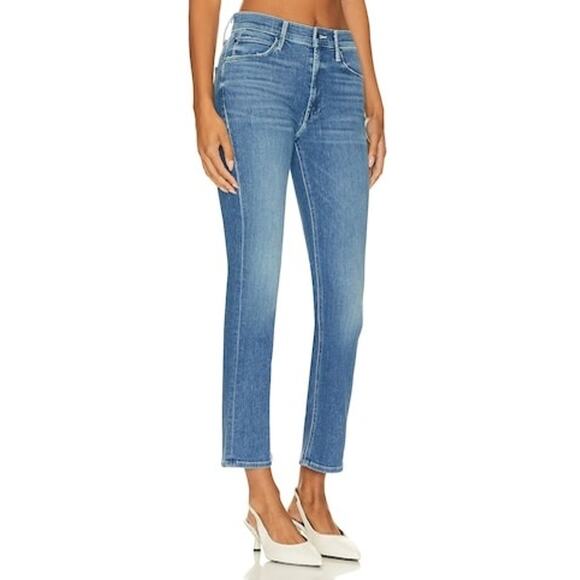 MOTHER Denim The Mid Rise Dazzler Ankle Jeans in Wish On A Star Sz 32 - Picture 5 of 11